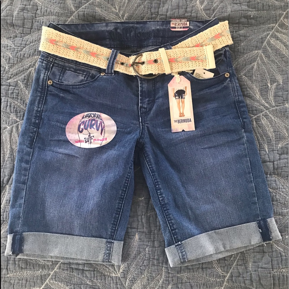 Women’s Wallflower Denim Jeans Bermuda Shorts